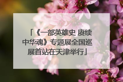 《一部英雄史 赓续中华魂》专题展全国巡展首站在天津举行