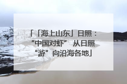 「海上山东」日照：“中国对虾” 从日照“游”向沿海各地