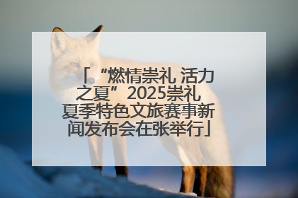 “燃情崇礼 活力之夏”2025崇礼夏季特色文旅赛事新闻发布会在张举行