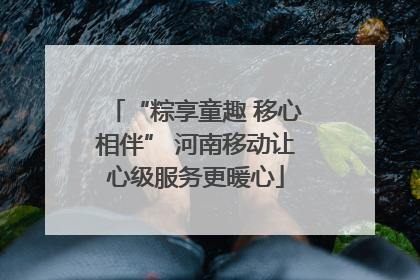 “粽享童趣 移心相伴” 河南移动让心级服务更暖心