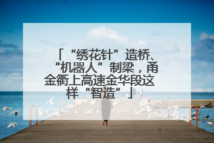 “绣花针”造桥、“机器人”制梁，甬金衢上高速金华段这样“智造”