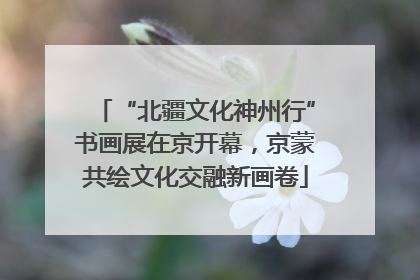 “北疆文化神州行”书画展在京开幕，京蒙共绘文化交融新画卷
