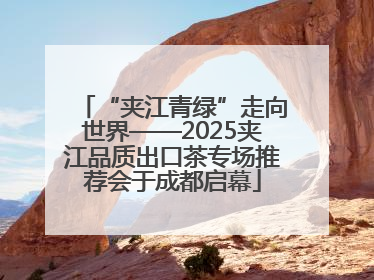 “夹江青绿”走向世界——2025夹江品质出口茶专场推荐会于成都启幕