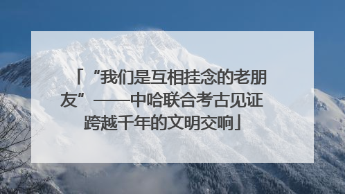 “我们是互相挂念的老朋友”——中哈联合考古见证跨越千年的文明交响