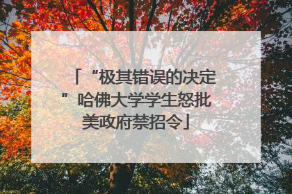 “极其错误的决定”哈佛大学学生怒批美政府禁招令
