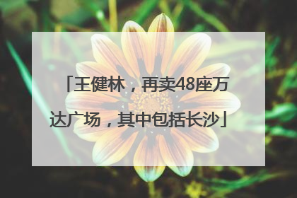 王健林，再卖48座万达广场，其中包括长沙