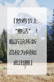 炒鸡节上“整活”！临沂这所新高校为何如此出圈