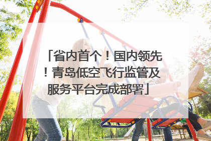 省内首个！国内领先！青岛低空飞行监管及服务平台完成部署