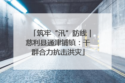 筑牢“汛”防线｜慈利县通津铺镇：干群合力抗击洪灾