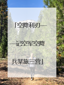 空降利刃——记空军空降兵某旅三营