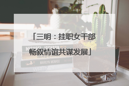 三明：挂职女干部畅叙情谊共谋发展
