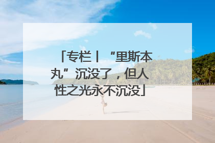 专栏丨“里斯本丸”沉没了，但人性之光永不沉没