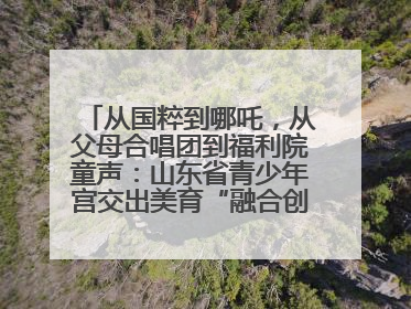 从国粹到哪吒，从父母合唱团到福利院童声：山东省青少年宫交出美育“融合创新”答卷