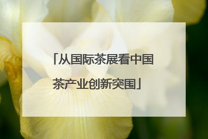 从国际茶展看中国茶产业创新突围