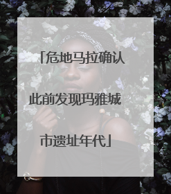 危地马拉确认此前发现玛雅城市遗址年代