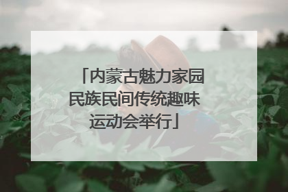 内蒙古魅力家园民族民间传统趣味运动会举行