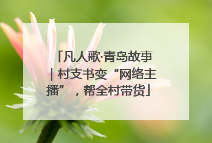 凡人歌·青岛故事｜村支书变“网络主播”，帮全村带货