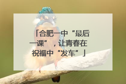 合肥一中“最后一课”，让青春在祝福中“发车”