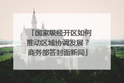 国家级经开区如何推动区域协调发展？商务部答封面新闻