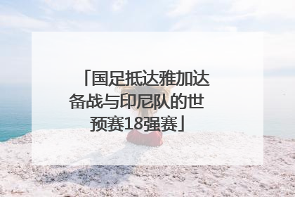 国足抵达雅加达备战与印尼队的世预赛18强赛