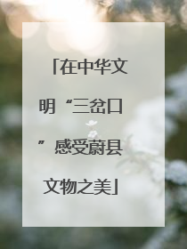 在中华文明“三岔口”感受蔚县文物之美