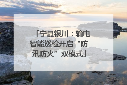 宁夏银川：输电智能巡检开启“防汛防火”双模式