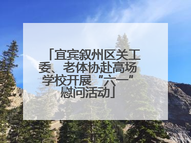 宜宾叙州区关工委、老体协赴高场学校开展“六一”慰问活动