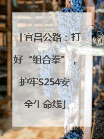 宜昌公路：打好“组合拳”，护牢S254安全生命线