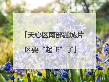 天心区南部融城片区要“起飞”了