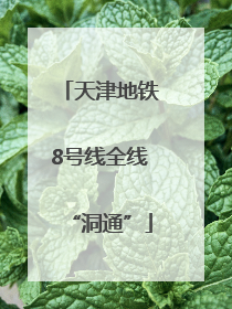 天津地铁8号线全线“洞通”