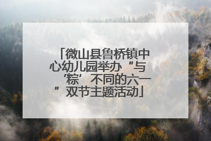 微山县鲁桥镇中心幼儿园举办“与‘粽’不同的六一”双节主题活动