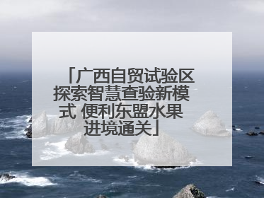 广西自贸试验区探索智慧查验新模式 便利东盟水果进境通关
