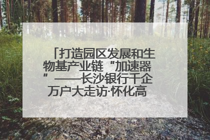打造园区发展和生物基产业链“加速器”——长沙银行千企万户大走访·怀化高新区、生物基产业链专场活动举行