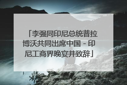李强同印尼总统普拉博沃共同出席中国－印尼工商界晚宴并致辞