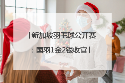 新加坡羽毛球公开赛：国羽1金2银收官