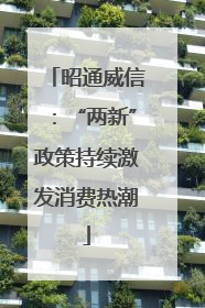 昭通威信：“两新”政策持续激发消费热潮