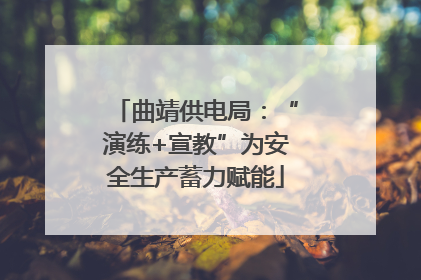 曲靖供电局：“演练+宣教”为安全生产蓄力赋能