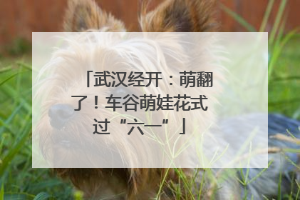 武汉经开：萌翻了！车谷萌娃花式过“六一”