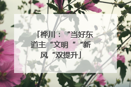 桦川：“当好东道主“文明““新风“双提升
