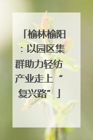 榆林榆阳：以园区集群助力轻纺产业走上“复兴路”