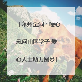 永州金洞：暖心慰问山区学子 爱心人士助力圆梦