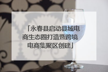永春县启动县域电商生态圈打造暨跨境电商集聚区创建