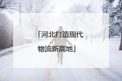 河北打造现代物流新高地