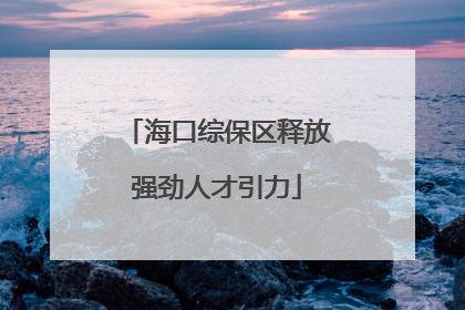 海口综保区释放强劲人才引力
