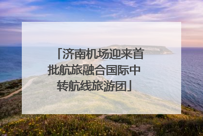 济南机场迎来首批航旅融合国际中转航线旅游团