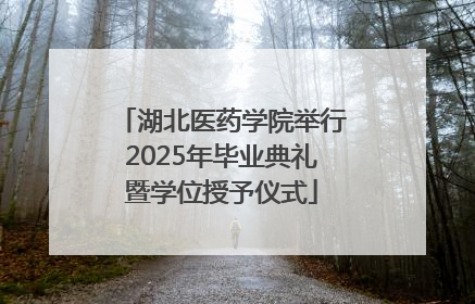 湖北医药学院举行2025年毕业典礼暨学位授予仪式