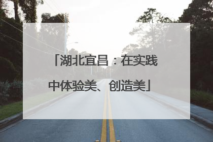 湖北宜昌：在实践中体验美、创造美