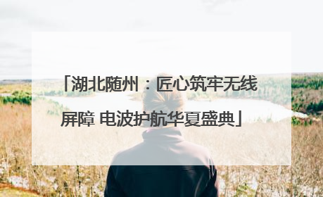 湖北随州：匠心筑牢无线屏障 电波护航华夏盛典