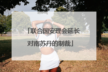 联合国安理会延长对南苏丹的制裁