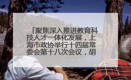 聚焦深入推进教育科技人才一体化发展，上海市政协举行十四届常委会第十八次会议，胡文容出席并讲话
